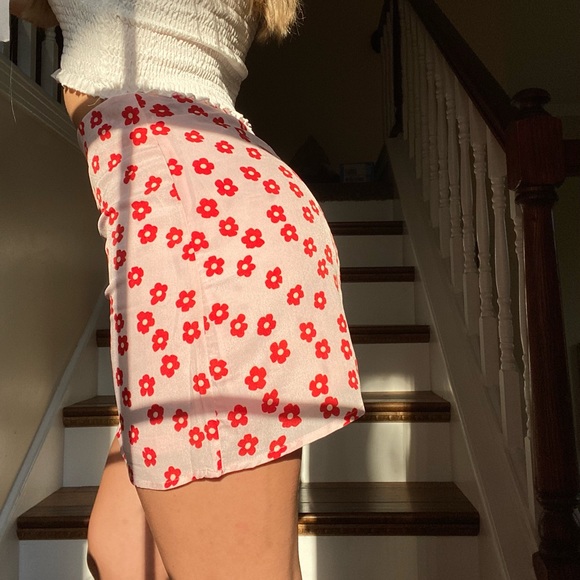 Floral high rise skirt - Picture 5 of 5